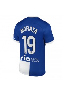 Atletico Madrid Alvaro Morata #19 Voetbaltruitje Uit tenue 2023-24 Korte Mouw
